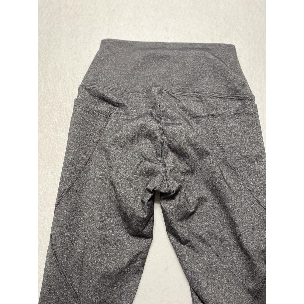 Leggings Amalli Talli Grey Pocket Mid-Rise Stretch Athletic Pant Small Tall Long